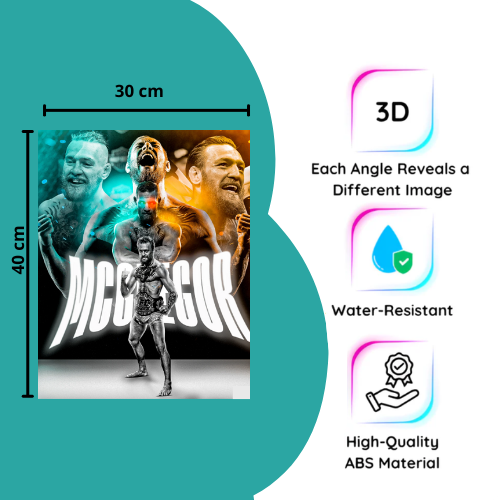 Poster 3D ConorMcgregor